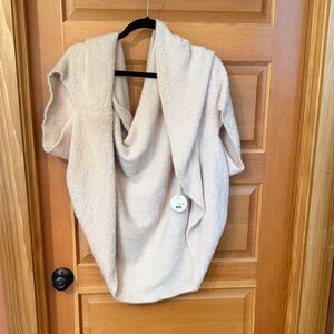 Demdaco Cozy Cream /peach Women's Shrug